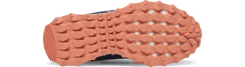 Saucony tenis cohesion tr14 a/c niños azul marino/verde azulado/coral P4B2Z0974