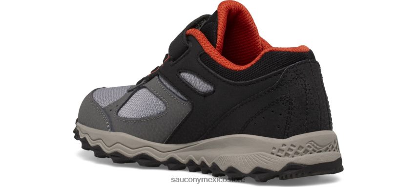 Saucony tenis cohesion tr14 a/c niños negro/gris/óxido P4B2Z0972
