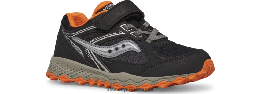 Saucony tenis cohesion tr14 a/c niños negro/naranja P4B2Z0973