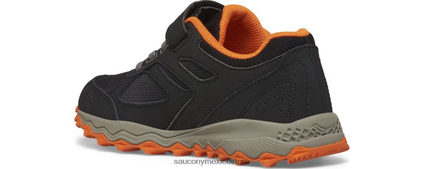 Saucony tenis cohesion tr14 a/c niños negro/naranja P4B2Z0973