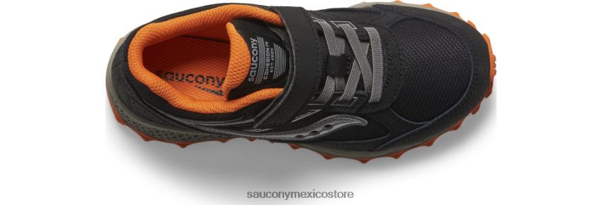 Saucony tenis cohesion tr14 a/c niños negro/naranja P4B2Z0973