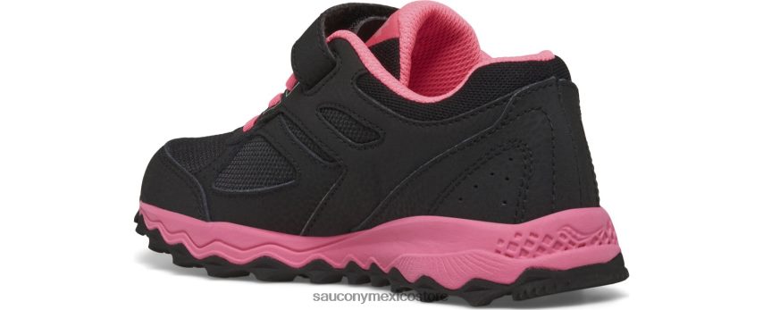 Saucony tenis cohesion tr14 a/c niños negro/rosa P4B2Z0971