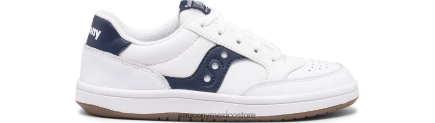 Saucony tenis de corte jazz niños naval Blanca P4B2Z01039