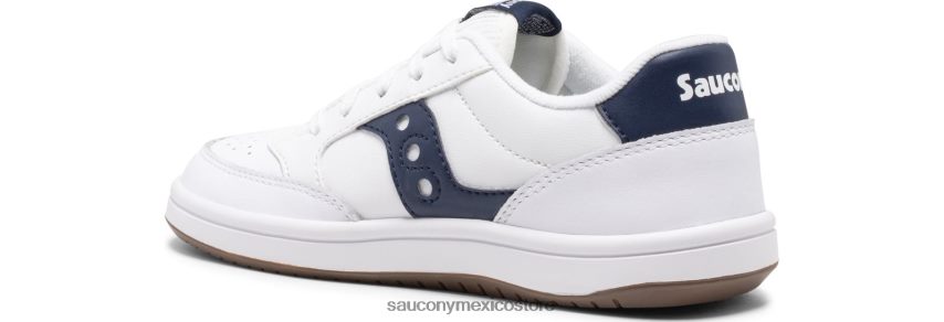 Saucony tenis de corte jazz niños naval Blanca P4B2Z01039