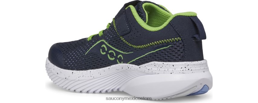 Saucony tenis kinvara 14 a/c niños azul marino/verde P4B2Z01022