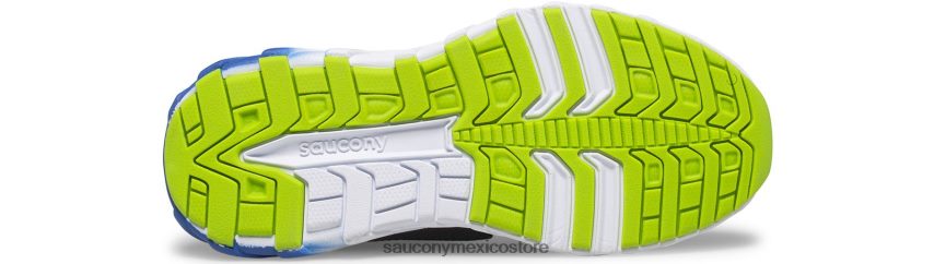Saucony tenis wind 20 con cordones niños azul verde P4B2Z0937