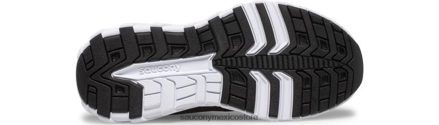 Saucony tenis wind 20 con cordones niños blanco negro P4B2Z0936