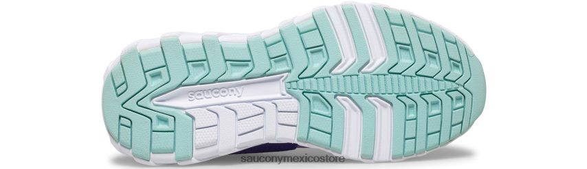 Saucony tenis wind 20 con cordones niños púrpura P4B2Z0944