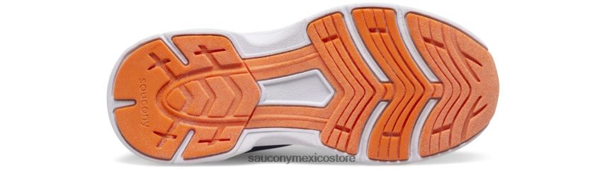 Saucony tenis wind fst con cordones niños azul marino/naranja P4B2Z0866