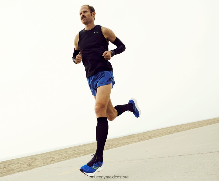 Saucony tiempo hombres azul raz/ácido P4B2Z019