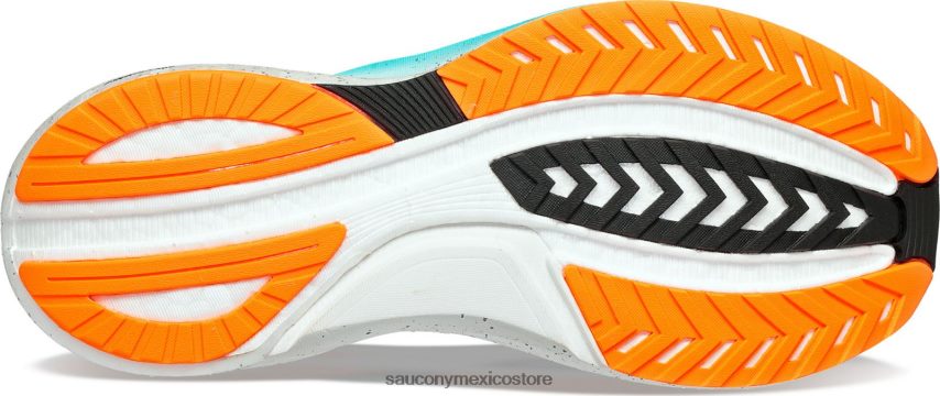 Saucony tiempo hombres blanco/naranja vizio P4B2Z025