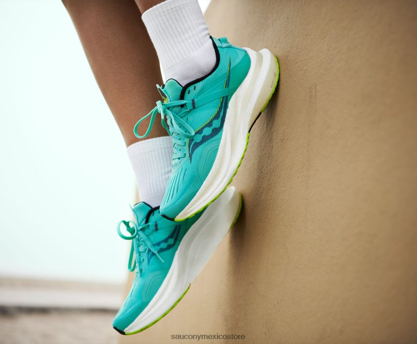 Saucony tiempo mujer menta fresca/ácido P4B2Z0560