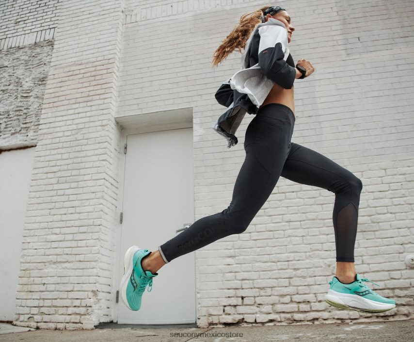 Saucony tiempo mujer menta fresca/ácido P4B2Z0560