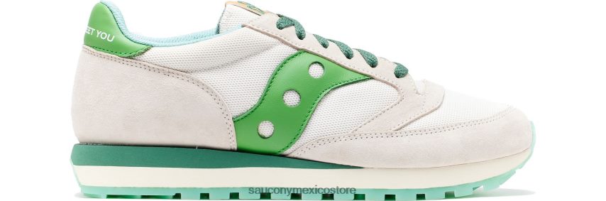 Saucony trébol de jazz 81 hombres blanco verde P4B2Z0241