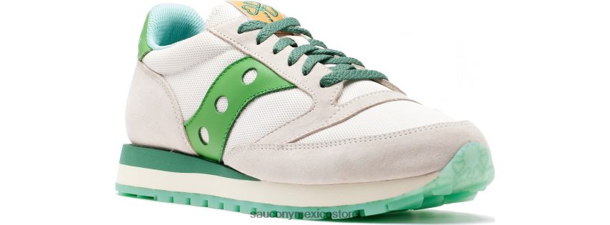 Saucony trébol de jazz 81 hombres blanco verde P4B2Z0241