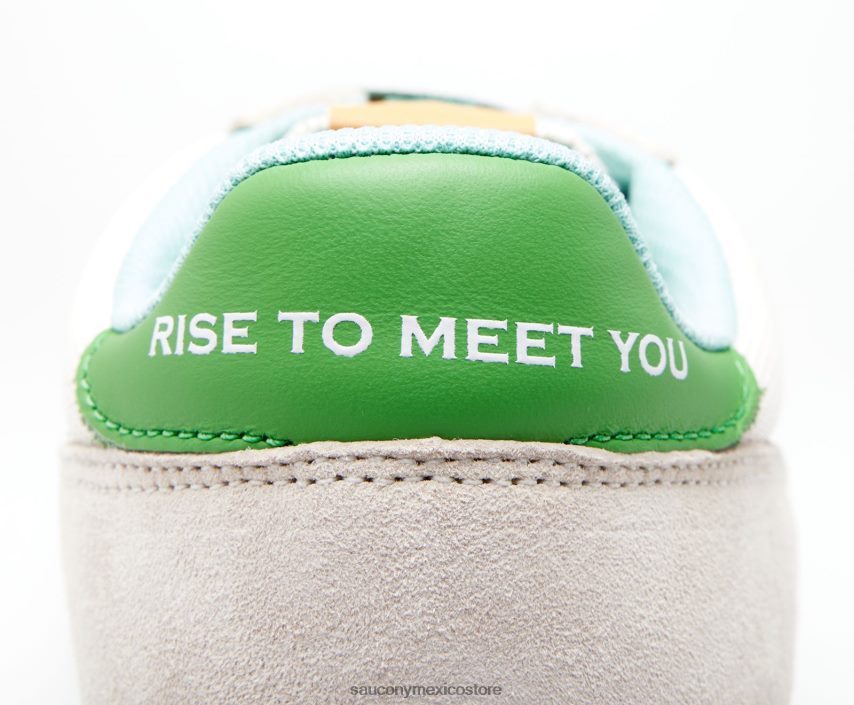 Saucony trébol de jazz 81 hombres blanco verde P4B2Z0241