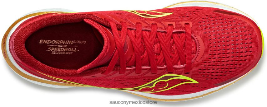 Saucony velocidad de endorfinas 3 hombres cachorro rojo P4B2Z062