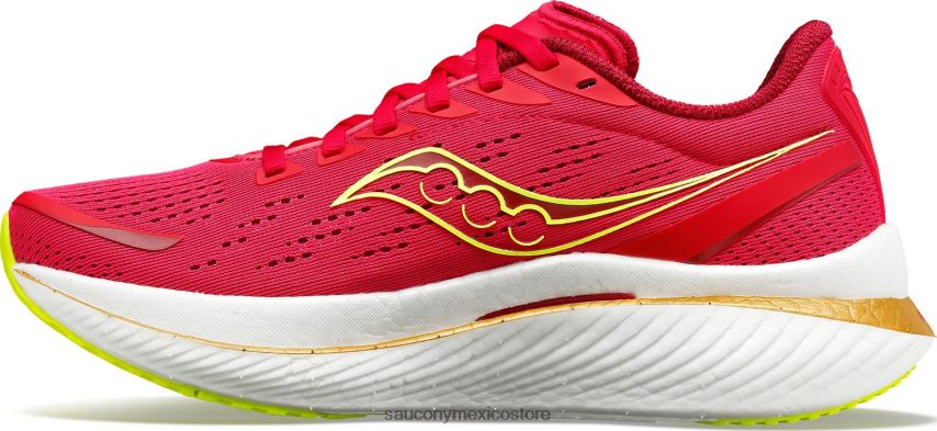 Saucony velocidad de endorfinas 3 mujer Rosa roja P4B2Z0511