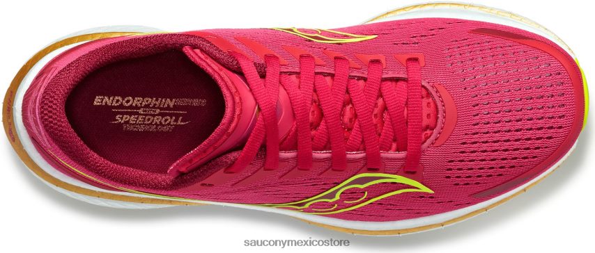 Saucony velocidad de endorfinas 3 mujer Rosa roja P4B2Z0511