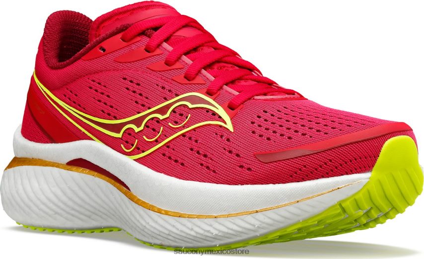 Saucony velocidad de endorfinas 3 mujer Rosa roja P4B2Z0511