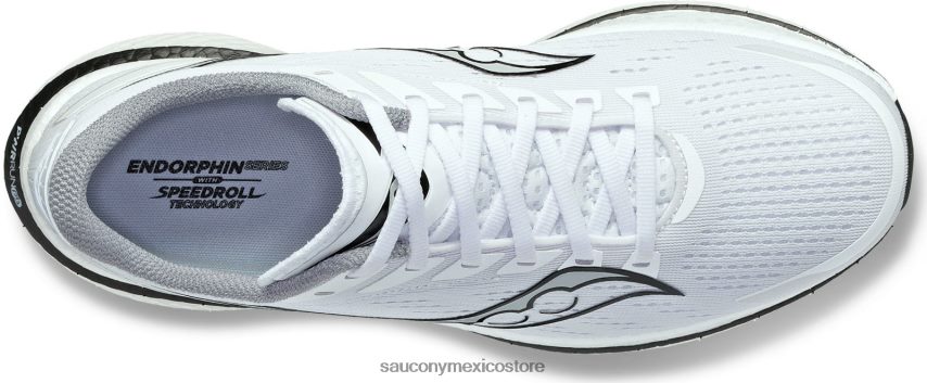Saucony velocidad de endorfinas 3 mujer blanco negro P4B2Z0519