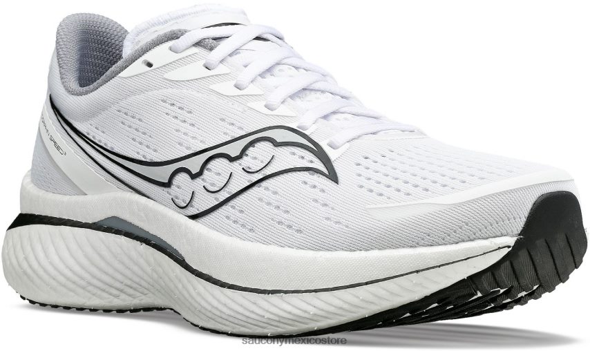 Saucony velocidad de endorfinas 3 mujer blanco negro P4B2Z0519
