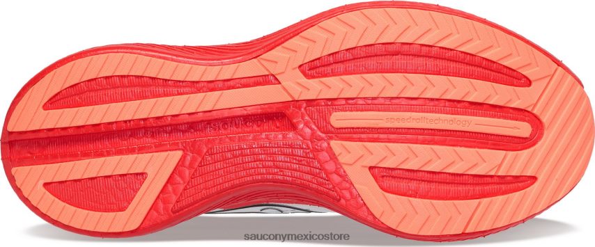 Saucony velocidad de endorfinas 3 mujer blanco/negro/visirado P4B2Z0520