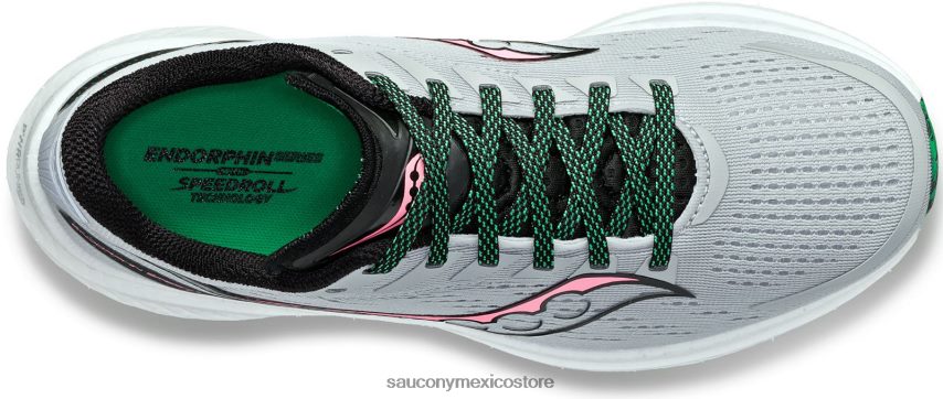 Saucony velocidad de endorfinas 3 mujer concreto/vizi P4B2Z0515