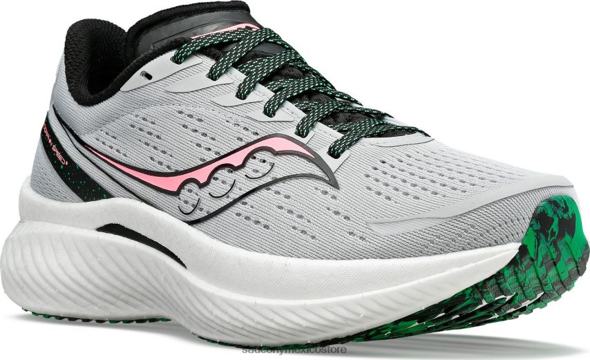 Saucony velocidad de endorfinas 3 mujer concreto/vizi P4B2Z0515