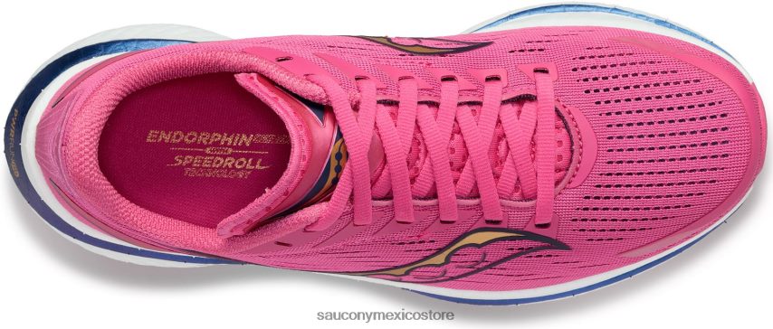 Saucony velocidad de endorfinas 3 mujer perspectiva de cuarzo P4B2Z0512