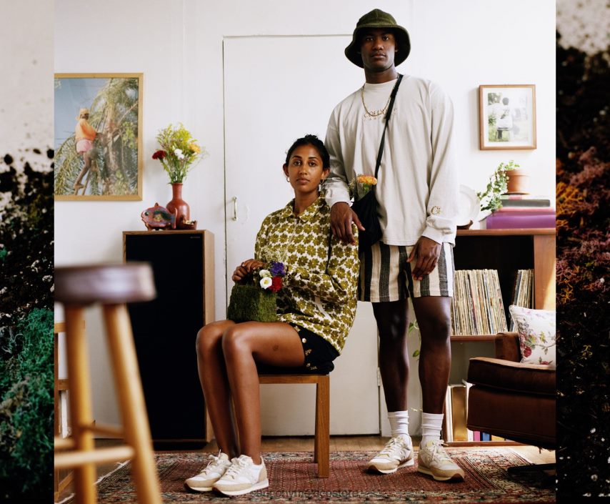 Saucony x color más jazz 81 hombres blanco/beige P4B2Z0297