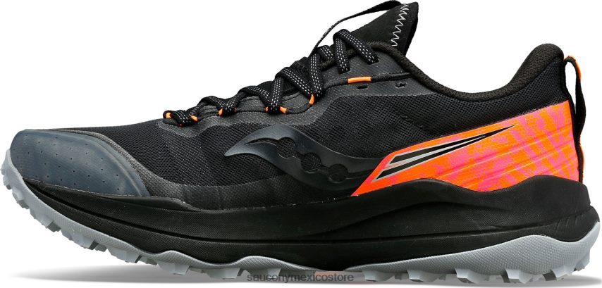 Saucony xodus ultra 2 mujer negro/naranja vizio P4B2Z0606