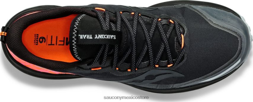 Saucony xodus ultra 2 mujer negro/naranja vizio P4B2Z0606