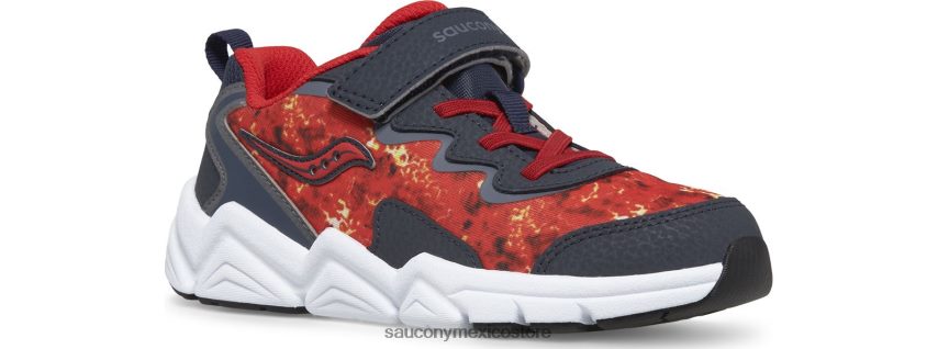 Saucony zapatilla flash 30 aire acondicionado niños azul marino/lava P4B2Z0980