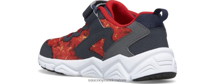 Saucony zapatilla flash 30 aire acondicionado niños azul marino/lava P4B2Z0980