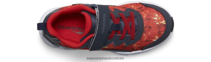 Saucony zapatilla flash 30 aire acondicionado niños azul marino/lava P4B2Z0980