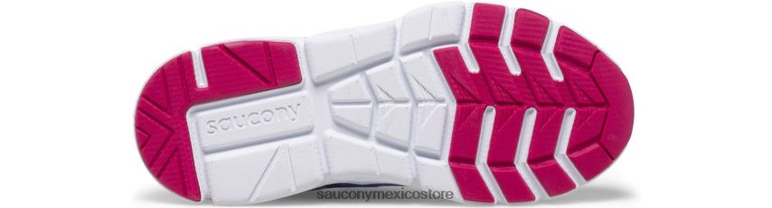 Saucony zapatilla flash 30 aire acondicionado niños azul rosado P4B2Z0978