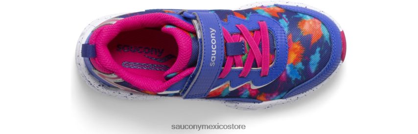 Saucony zapatilla flash 30 aire acondicionado niños azul rosado P4B2Z0978