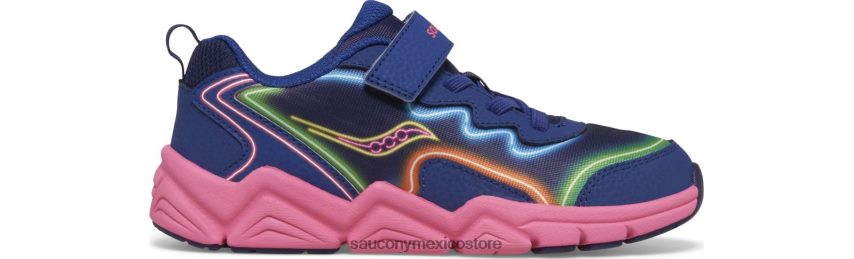 Saucony zapatilla flash 30 aire acondicionado niños neón/azul/rosa P4B2Z0975