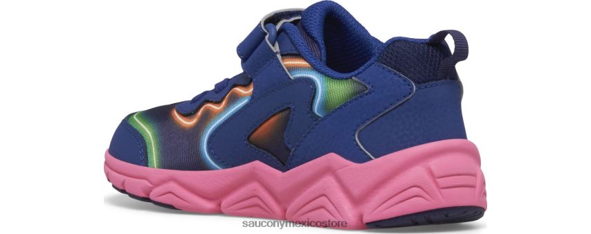 Saucony zapatilla flash 30 aire acondicionado niños neón/azul/rosa P4B2Z0975