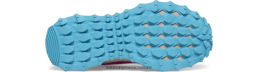 Saucony zapatilla peregrine 12 escudo niños azul marino/turquesa/rosa P4B2Z0897