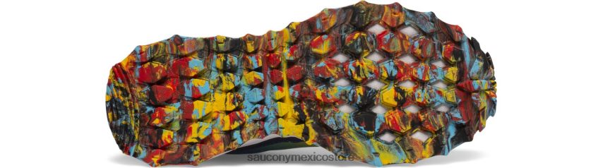 Saucony zapatilla peregrine 12 escudo niños azul/rojo/amarillo P4B2Z0899