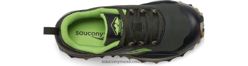 Saucony zapatilla peregrine 12 escudo niños negro/baba P4B2Z0898