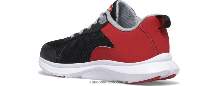 Saucony zapatillas axon 3 niños infrarrojo/negro P4B2Z01008
