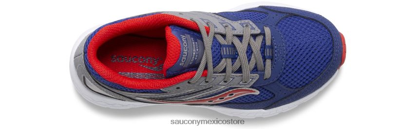 Saucony zapatillas con cordones cohesion 14 niños azul marino/rojo P4B2Z0924