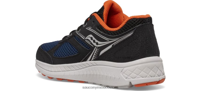Saucony zapatillas con cordones cohesion 14 niños negro/azul marino/óxido P4B2Z0928