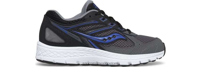 Saucony zapatillas con cordones cohesion 14 niños negro/gris/azul P4B2Z0926