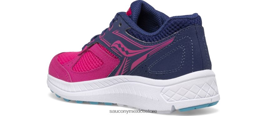 Saucony zapatillas con cordones cohesion 14 niños rosa/azul marino P4B2Z0932