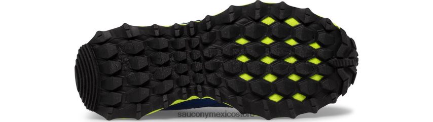 Saucony zapatillas con cordones tr14 cohesion niños azul/negro/verde P4B2Z0895