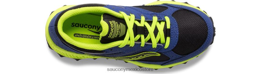 Saucony zapatillas con cordones tr14 cohesion niños azul/negro/verde P4B2Z0895